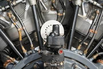 Radial aero engine