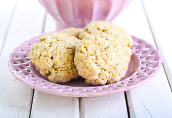 Oat bran cookies