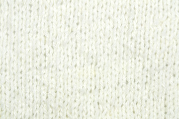 White knitting wool texture background