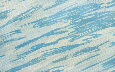 Light blue and white wooden background
