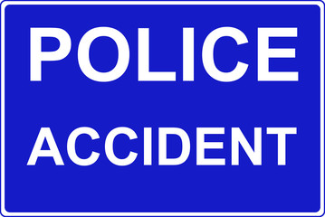 Police sign