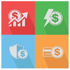 Finance icons,vector