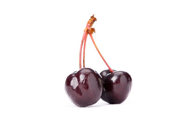 red sweet cherries
