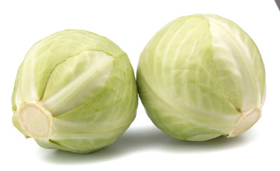 Fresh Cabbage isolated on white background