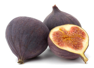 Fresh figs Fruits isolated on white background