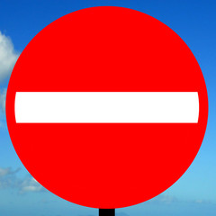 No entry sign