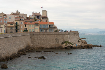 Fototapeta premium The fortified Village of Antibes