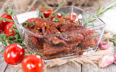 Portion of dried Tomatoes