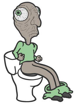 Monster toilet