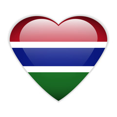 Gambia flag button.