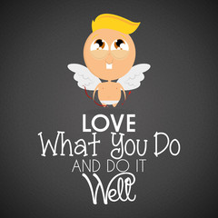 Cute Love Or Saint Valentine Card Template Editable