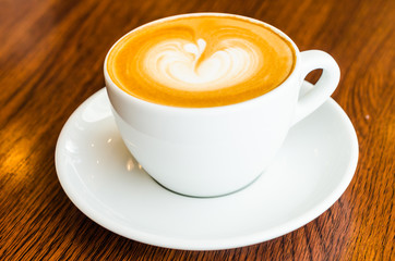 Latte coffee