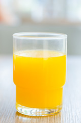 Orange juice glass