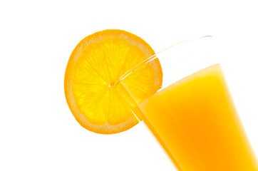 Orange juice glass