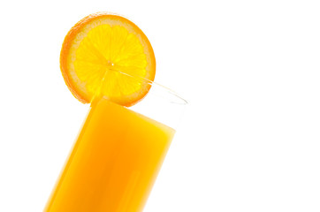 Orange juice glass
