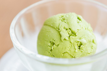 Ice cream green tea