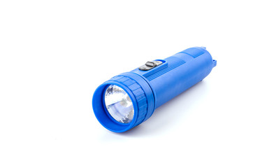 Flashlight isolated white background