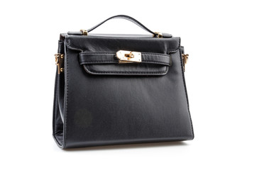 Handbag isolated white background