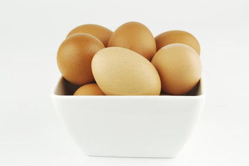 Eggs in a bowl