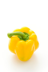 Yellow pepper isolated on white