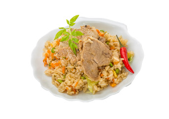 Fried rice with pork