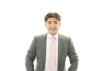 笑顔のビジネスマン