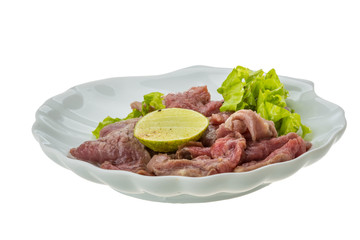 Beef carpaccio