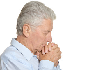 Fototapeta premium Portrait of elderly man