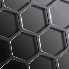 background consisting of a honeycomb