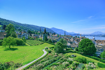 Zug cityscape
