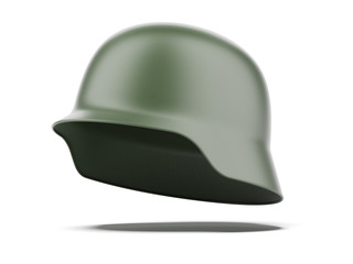 Green helmet