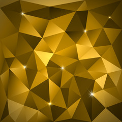 Fototapeta premium Gold Triangles