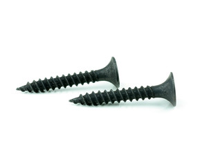 Screw isolated on white background