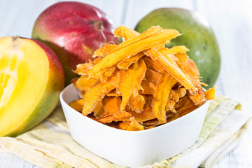 Bowl with Mango Slices