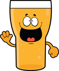 Happy Cartoon Beer