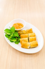 Fried spring rolls