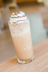 Mocha coffee frappe