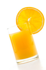 Orange juice glass