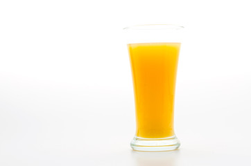 Orange juice glass