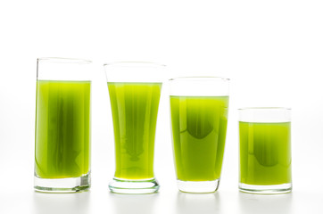 Kiwi juice glass