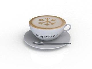 Cappuccino coffee cup
