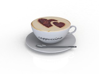 Cappuccino coffee cup