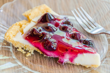 Blueberry cheese pie