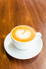 Latte coffee