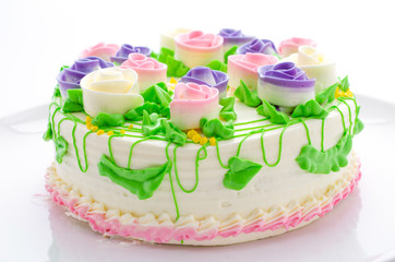 Flower cakes