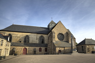 Abbey of Paimpont. Broceliande, France