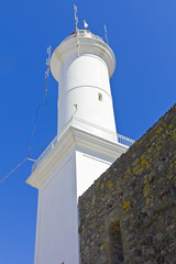 Detail of Lighthouse in Colonia, Uruguay.