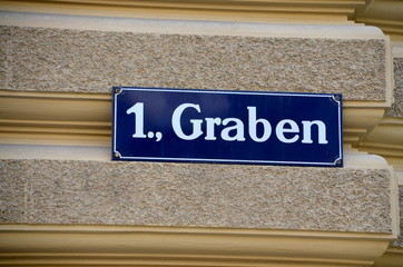 Vienna, Austria - famous Graben street.