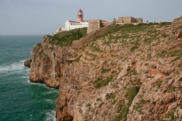 Fototapeta na wymiar Saint Vicent lighthouse