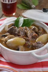 Beef bourguignon